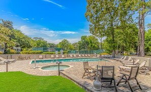 Indoor pool, outdoor pool