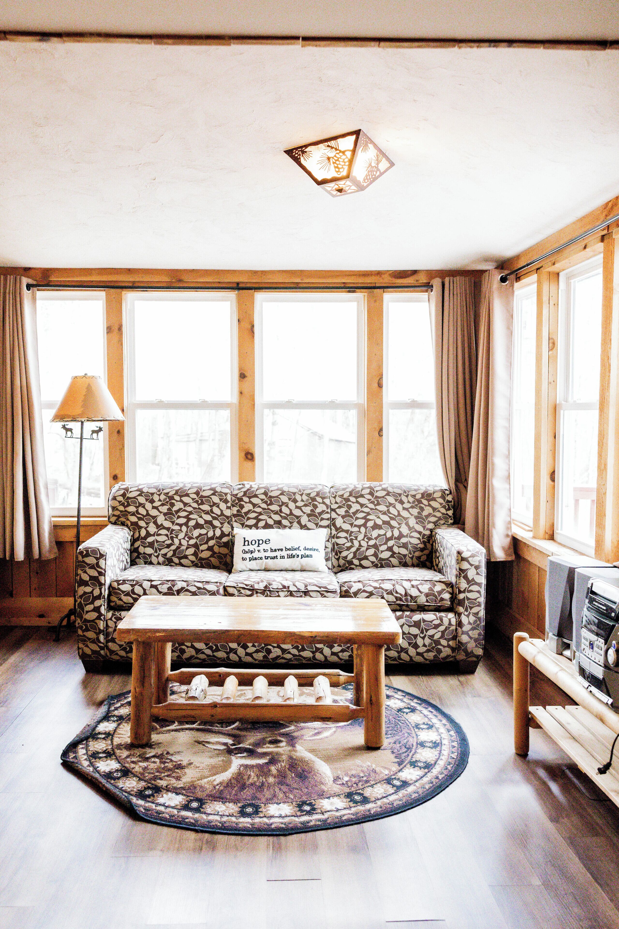 TV connectée, cheminée