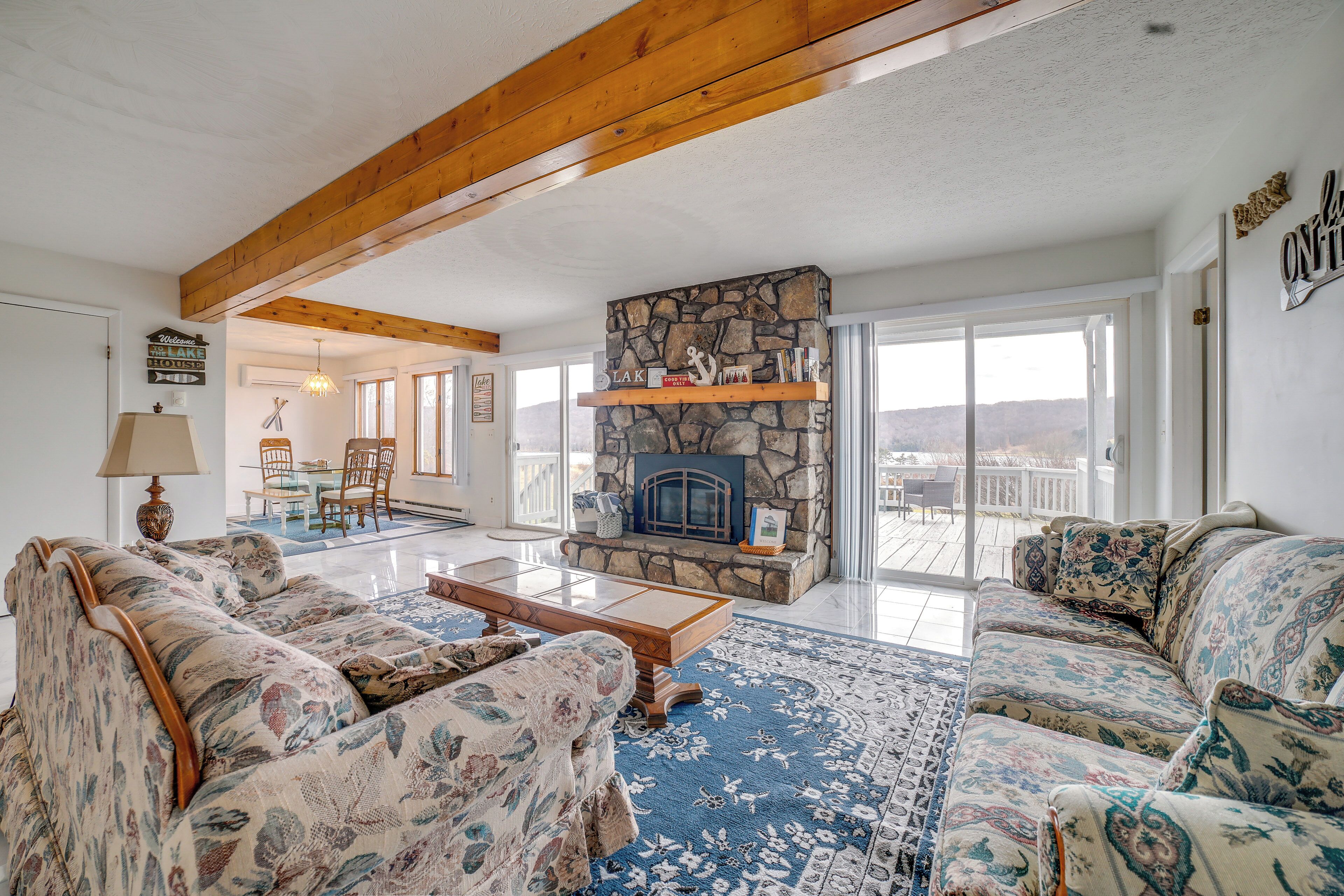Alpine Lake Resort Home: Stunning Lake Views!