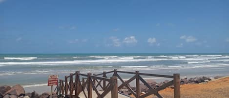 En la playa
