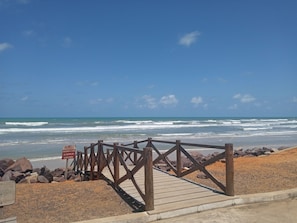 On the beach