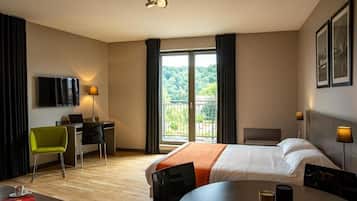 1 slaapkamer, luxe beddengoed, bedden met traagschuimmatrassen