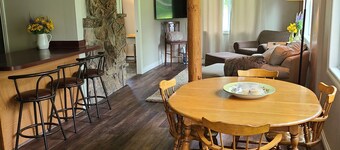 Peaceful house in Highwood Mountains. Private creek access. Large fenced yard.