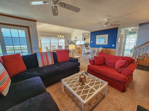 TV, DVD player - SUNSET - Enjoy spectacular views from this OBX oceanfront home (Southern Shores)
