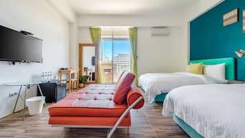 Quadruple Room, Balcony | WiFi, bed sheets