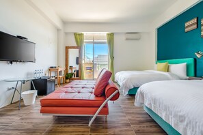 Quadruple Room, Balcony - Millet's House (Taitung)