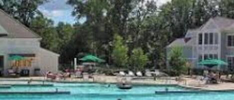 Indoor pool, outdoor pool