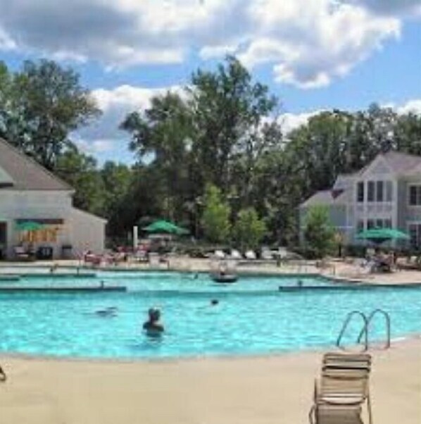 Indoor pool, outdoor pool