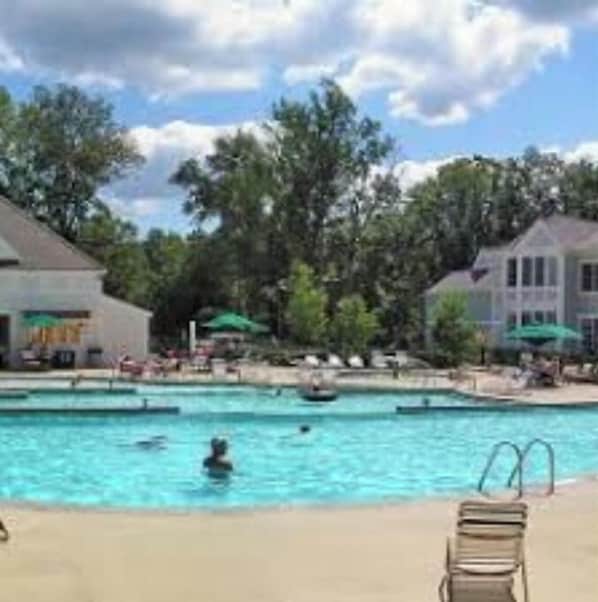 Indoor pool, outdoor pool