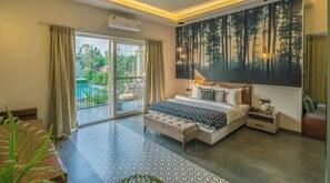 Cottage Room | エジプト綿のシーツ、高級寝具、羽毛の掛け布団、低反発ベッド