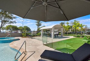 Outdoor pool - Riverdance Apt 6  (Mooloolaba)