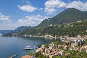 Aerial view - Laetitia Salò-Historic center near Lake, Salò, Italy (Salò)
