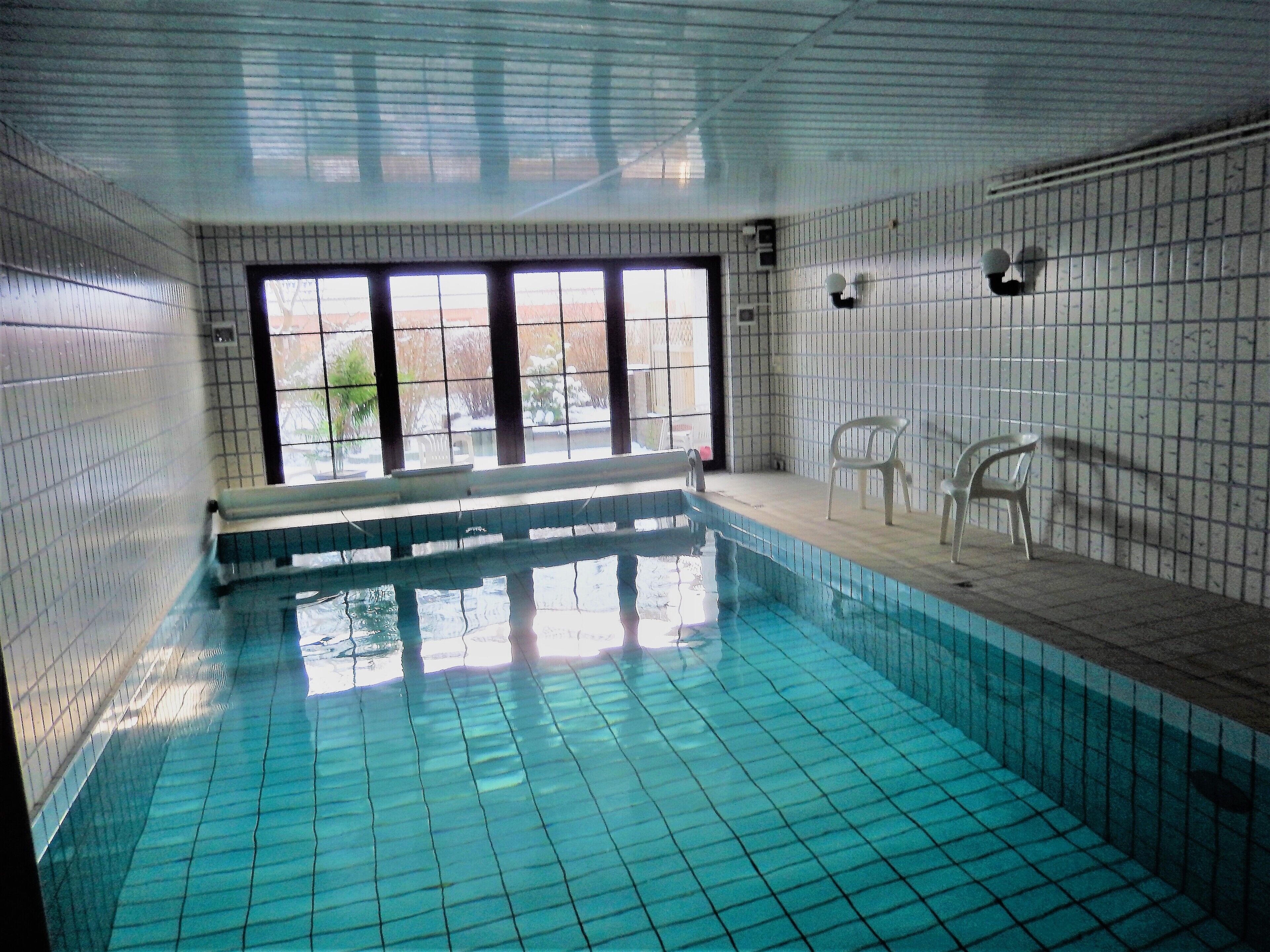 Indoor pool, a heated pool
