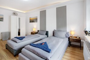 2 Schlafzimmer, kostenloses WLAN, Bettwäsche