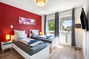 2 habitaciones, wifi gratis y ropa de cama 