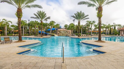 Stunning Resort Home, sleeps 32, great privacy, location and amenities.