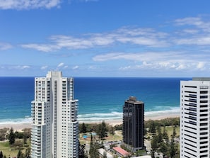 Enjoy expansive ocean views from the hotel's multiple floors with balconies.