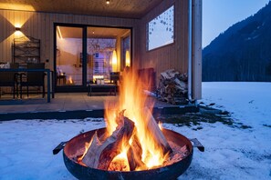 Maison mitoyenne Supérieure, 4 chambres, vue montagne (incl. Cleaning Fee) | Terrasse/Patio