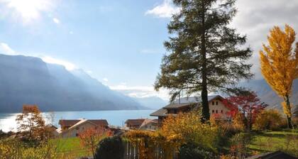 House with beautiful lake view, garden and pool