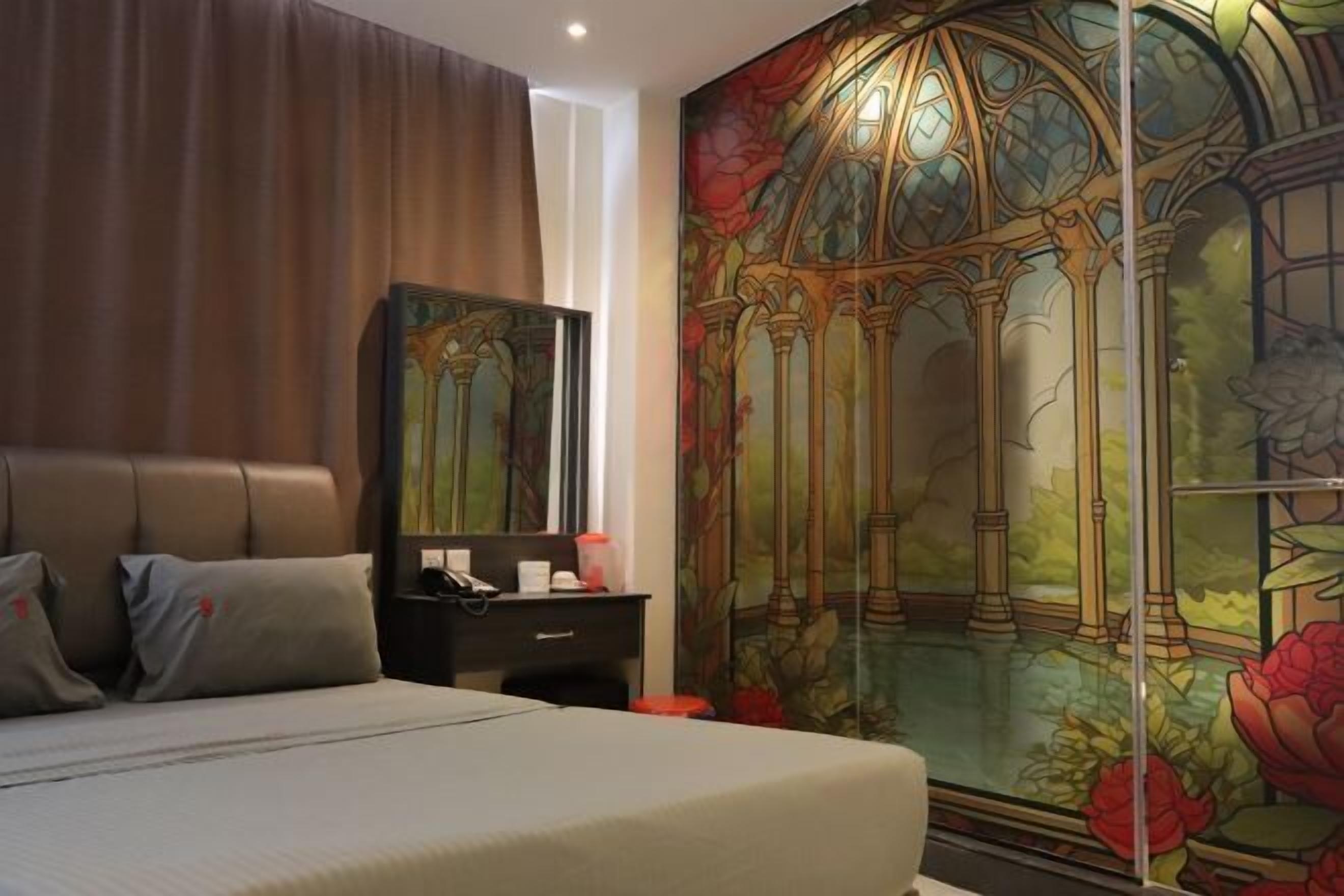 書桌、熨斗/熨衣板、免費無線上網、床單