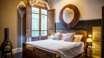 Deluxe lakosztály, szauna | 2 hálószoba, olasz Frette ágynemű, prémium ágynemű és egyedi dekoráció