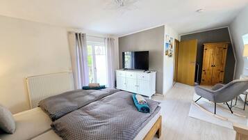 2 Schlafzimmer, Bügeleisen/Bügelbrett, kostenloses WLAN, Bettwäsche