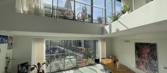 Brutalist, artsy, large terraces, 170 m2, parking, view, AC