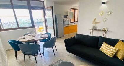 Apartments in private residence with sea view, quiet and close to shops and beaches.