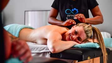 Body treatments, aromatherapy, hot stone massages, Swedish massages