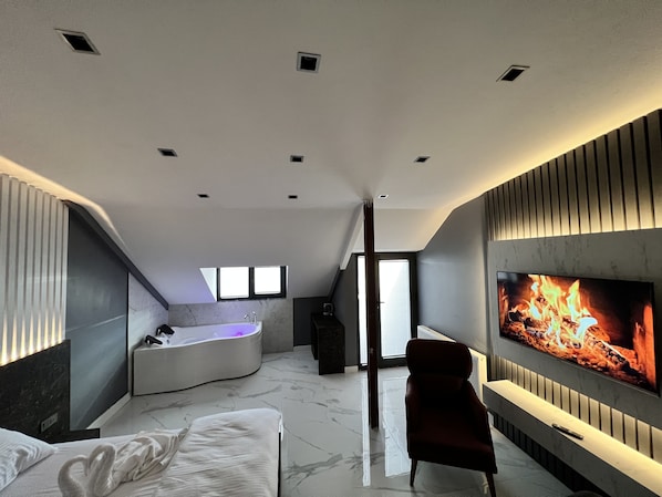 Chambre luxueuse | Literie de qualité, décor unique, ameublement unique