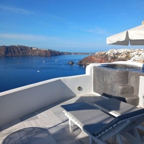 Balcony - Captain John Traditional Houses - Adults Only (Santorini)