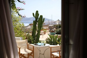 Blick vom Balkon