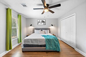 2 soverom, strykejern/-brett, wi-fi (inkludert) og sengetøy