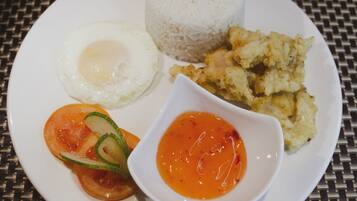 Free daily local cuisine breakfast