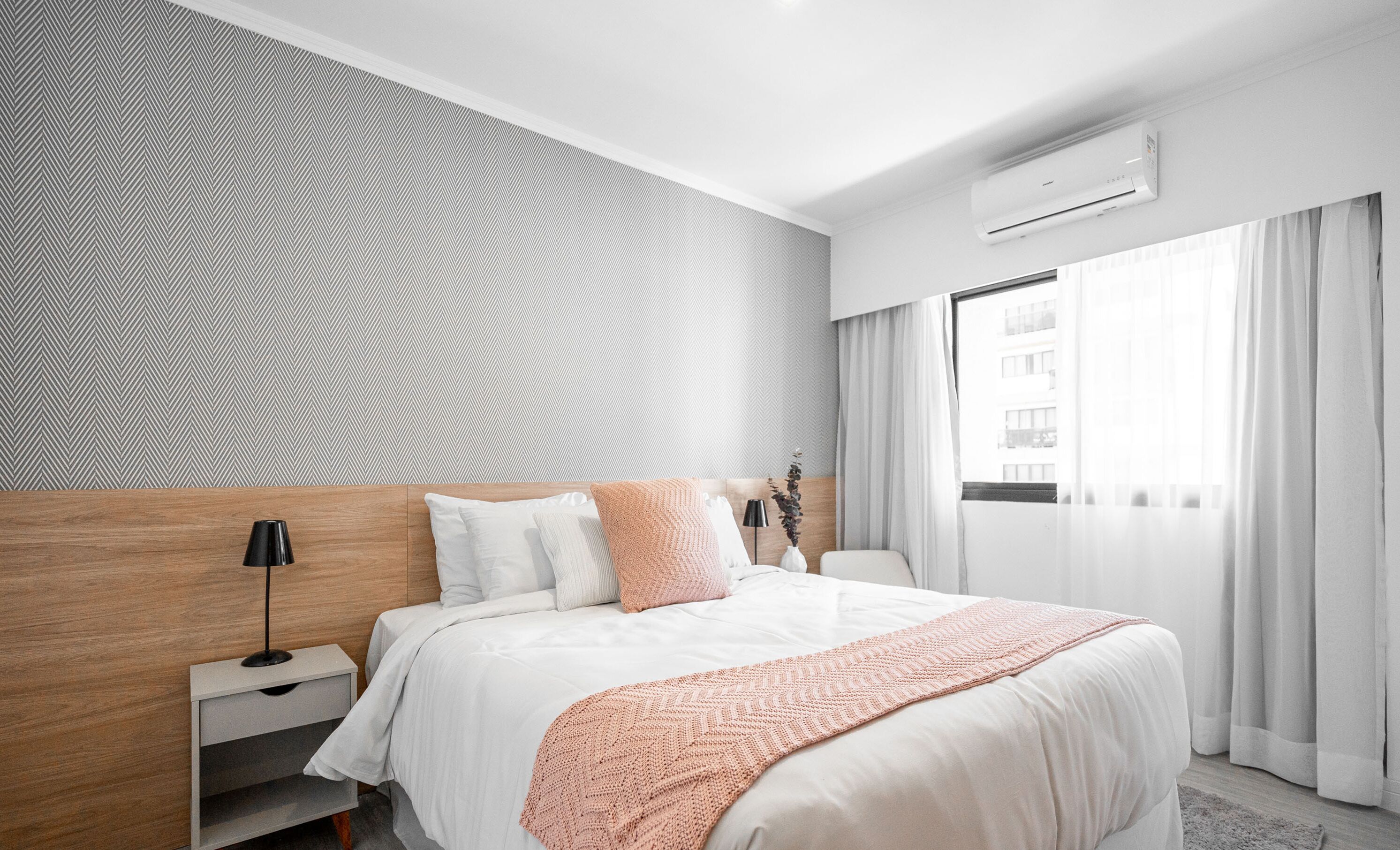 Apartamento 2 Dormitórios Casal | Allergitestet sengetøy, individuelt innredet og wi-fi (inkludert)