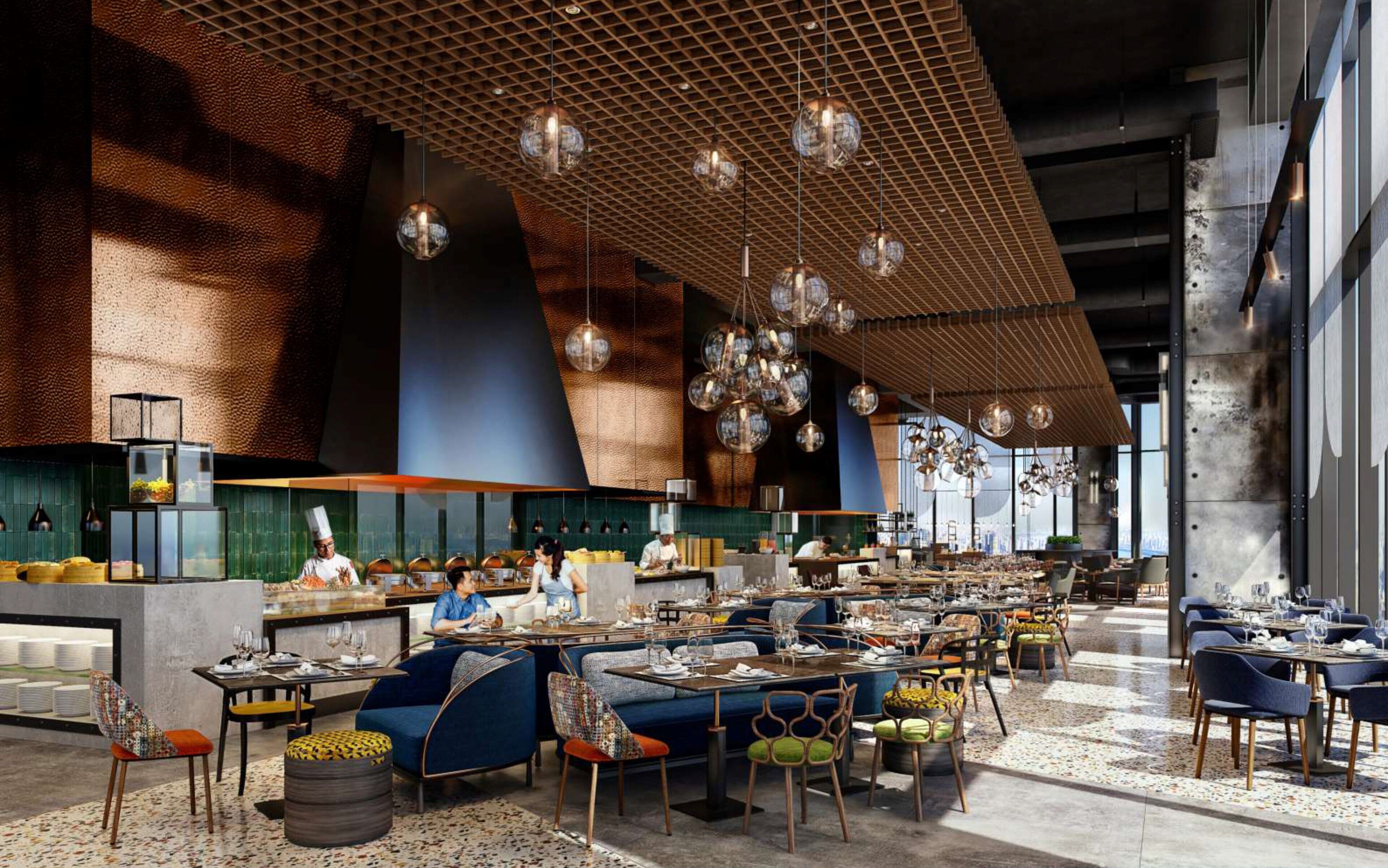 每日供应自  助式早餐（每人 CNY 140.8）