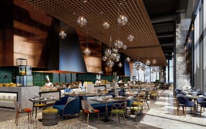 Sarapan bufet setiap hari (CNY 140.8 seorang) 