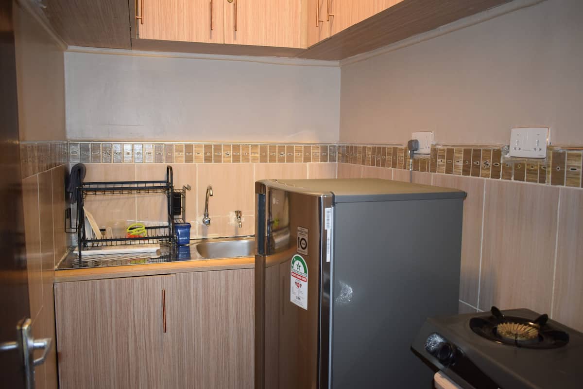 Executive Loft | Private kitchenette | Mini-fridge, electric kettle
