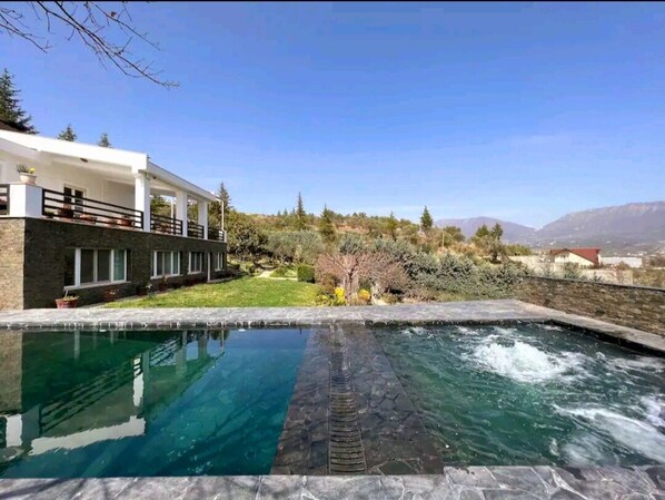 Outdoor pool - Top Privacy Villa , of 2023 from Living Magasine at Teg Tirana (Tirana)