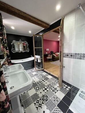 Deluxe Room, Super King Chambre 3 | Bathroom - Le Fournil de Flavigny The Bakery rooms (Flavigny-sur-Ozerain)