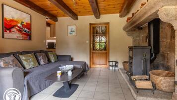 Télévision, cheminée