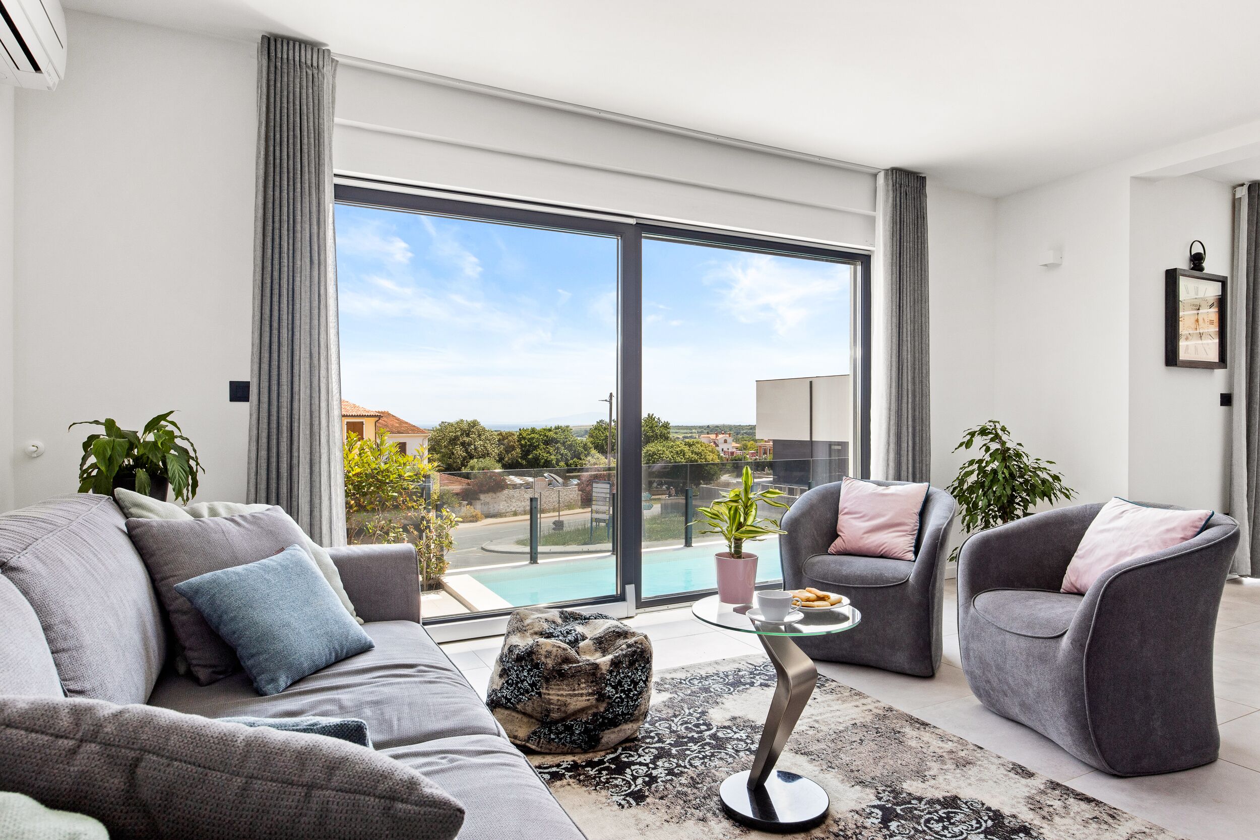 Smart TV, foosball, books