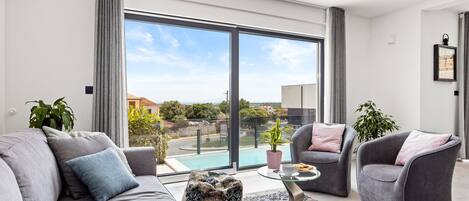 Smart TV, foosball, books