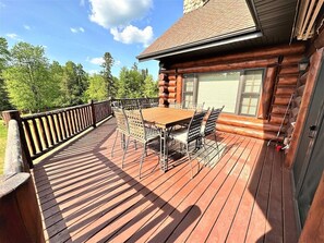 Outdoor dining - Escape to Wild River Retreat! (Glidden)