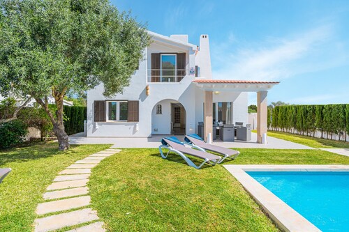 Villa 'Es Raco Sa Rapita' mit Meerblick, privatem Pool und WLAN