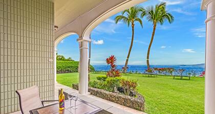 Beautiful ground floor unit right on the beach!