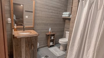 Towels, soap, toilet paper