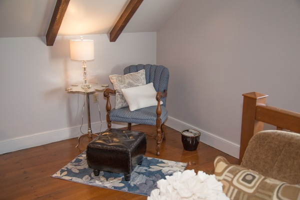 Sitting area upstairs