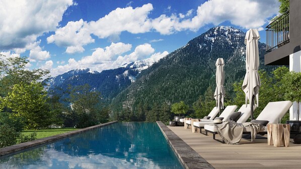 Außenpool, Infinity-Pool