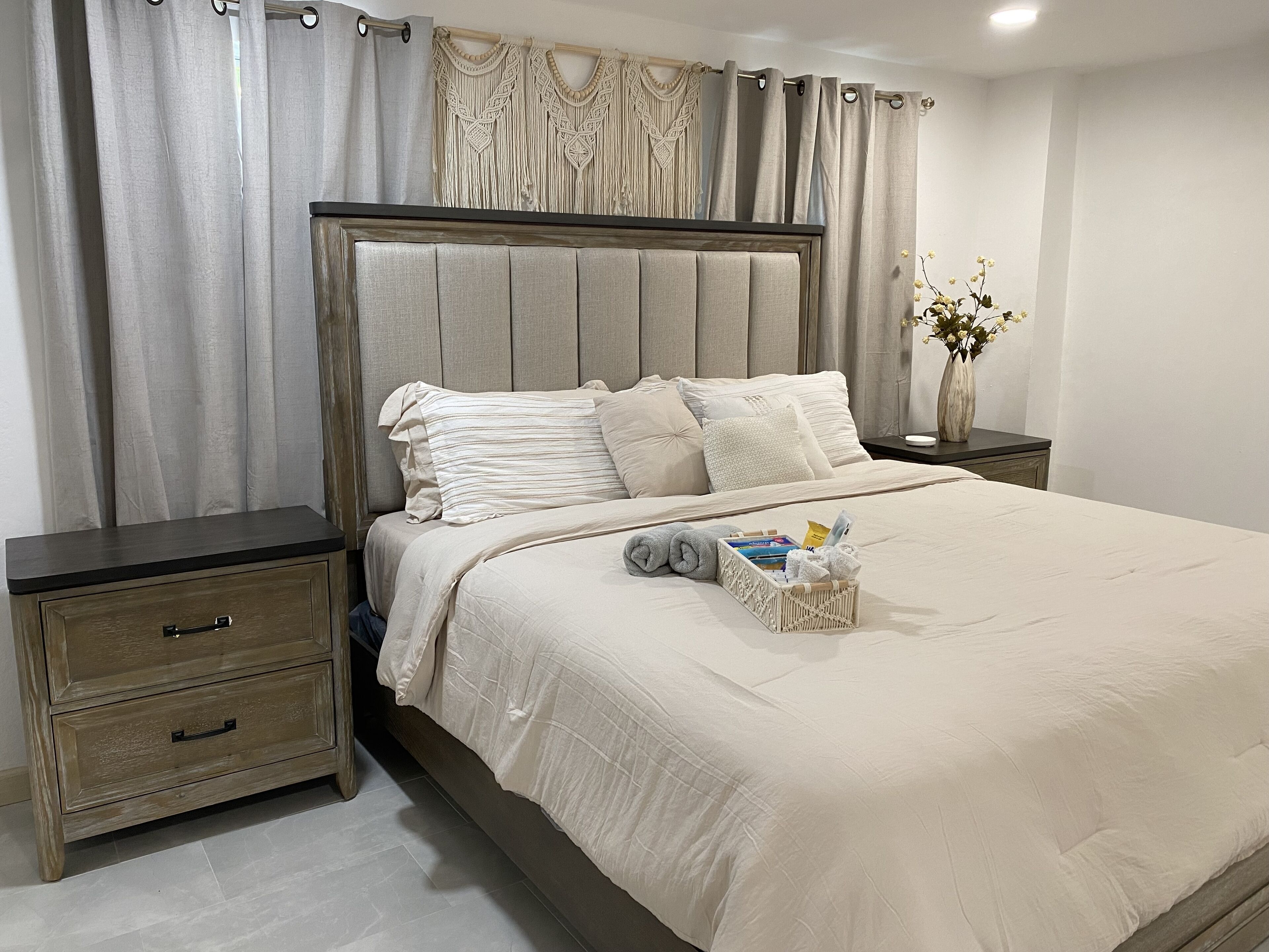 1 bedroom, iron/ironing board, travel crib, WiFi